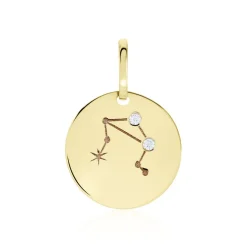 Pendentif Or Jaune Astraea Oxyde De Zirconium