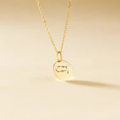 Pendentif Or Jaune Astraea Oxyde De Zirconium