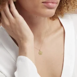 Pendentif Or Jaune Astraea Oxyde De Zirconium