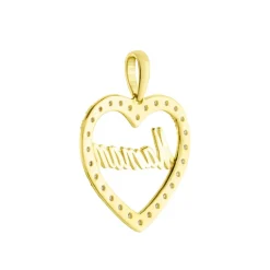 Pendentif Or Jaune Ramouna Oxyde De Zirconium
