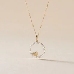 Pendentif Or Jaune Roman Oxyde