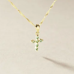 Pendentif Or Jaune Stanley Emeraude