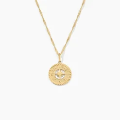 Pendentif Roswell Or Jaune