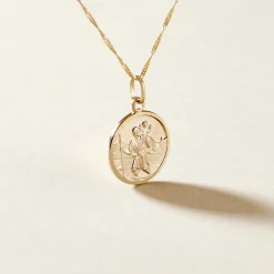 Pendentif Saint Christophe Or Jaune