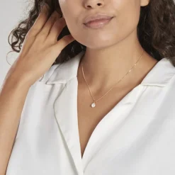 Pendentif Seghira Or Jaune Oxyde De Zirconium