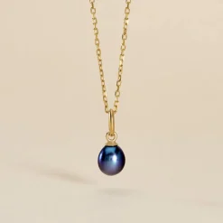 Pendentif Severiane Or Jaune Perle De Culture