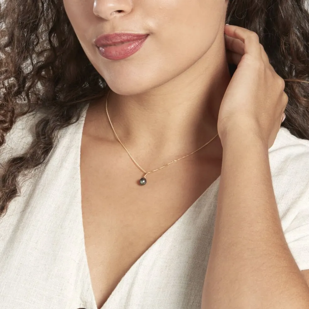 Pendentif Severiane Or Jaune Perle De Culture