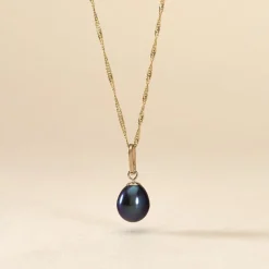 Pendentif Severiane Or Jaune Perle De Culture