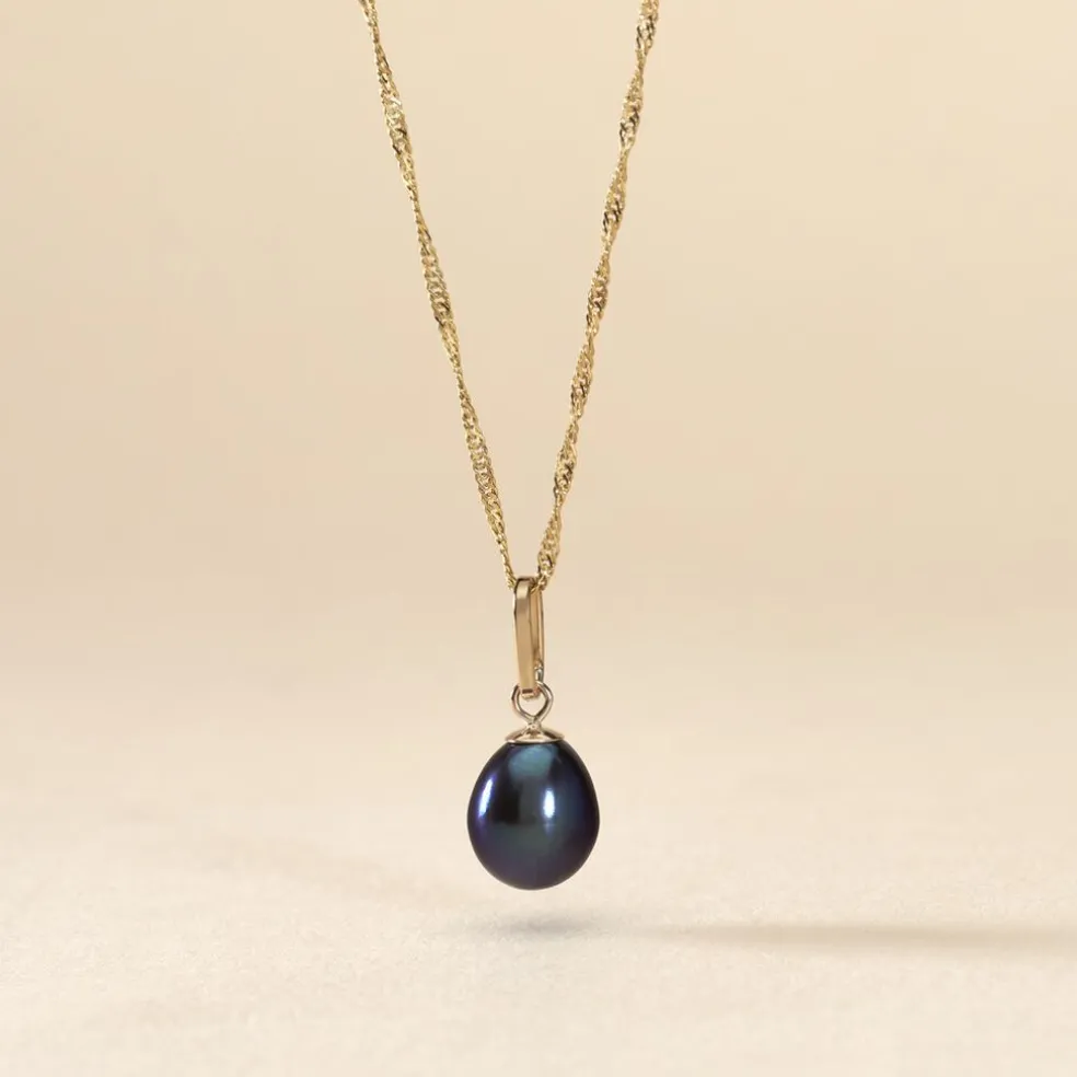 Pendentif Severiane Or Jaune Perle De Culture