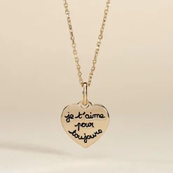 Pendentif Stephie Plaqué Or Jaune