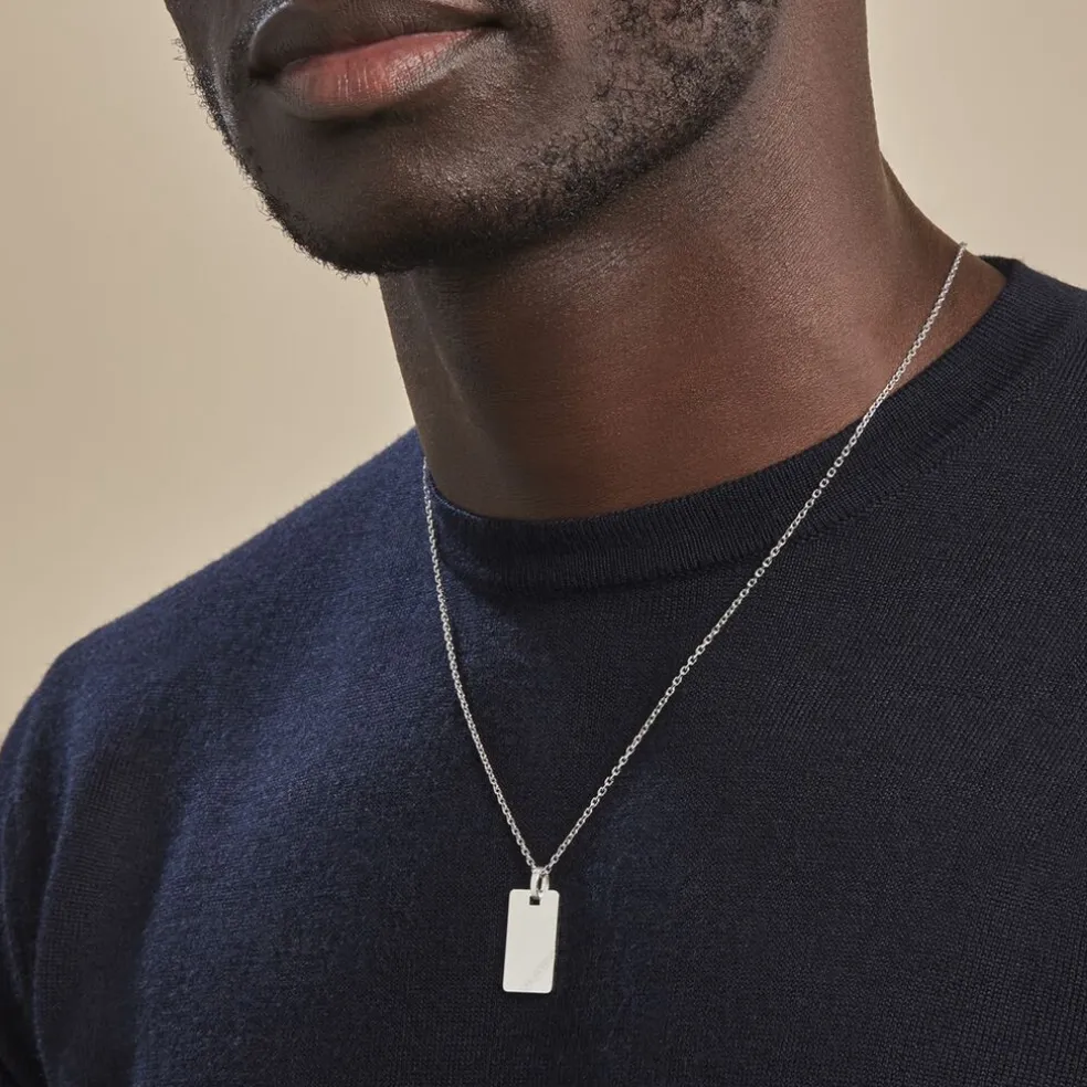 Pendentif Tao Argent Blanc