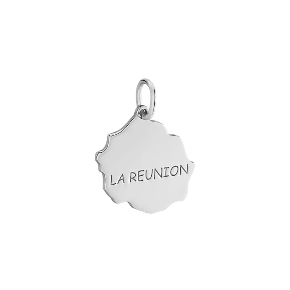 Pendentif Thea Argent Blanc