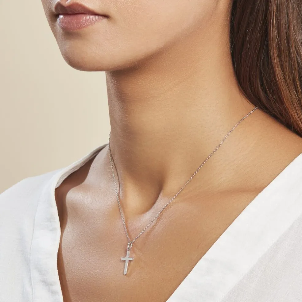 Pendentif Tifene Argent Blanc