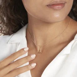 Pendentif Tour Eiffel Or Jaune