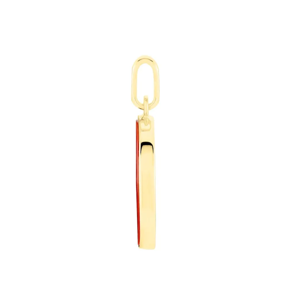 Pendentif Ultane Or Jaune Corail