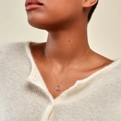 Pendentif Ultane Or Jaune Calcédoine