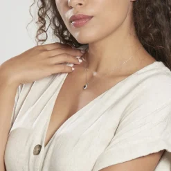 Pendentif Vladimir Or Blanc Saphir Diamants