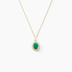 Pendentif Vladimir Or Jaune Rubis Diamants