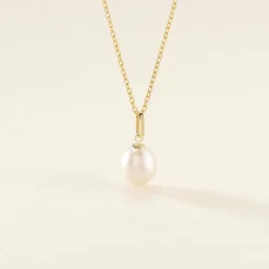 Pendentif Yoela Or Jaune Perle De Culture