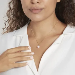 Pendentif Yoela Or Jaune Perle De Culture