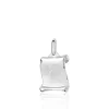 Pendentif Zodiaque Parchemin Argent Blanc