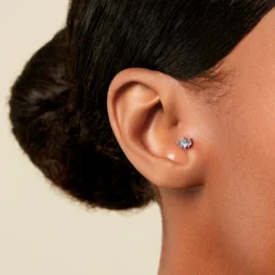 Piercing Cathia Argent Blanc Oxyde De Zirconium