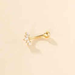 Piercing Darby Or Jaune Oxyde De Zirconium