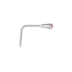 Piercing De Nez Fethi Serti Clos Or Blanc Oxyde De Zirconium