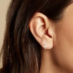 Piercing D'oreille Unitaire  Cyrano Or Jaune Oxyde De Zirconium