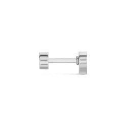 Piercing D'oreilles Unitaire Acier Blanc Coos