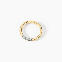 Piercing Eran Or Jaune Diamant