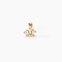 Piercing Evangelos Or Jaune Oxyde De Zirconium