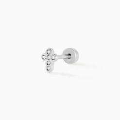 Piercing Maanta Acier Blanc Oxyde De Zirconium