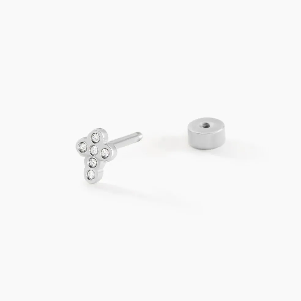 Piercing Maanta Acier Blanc Oxyde De Zirconium