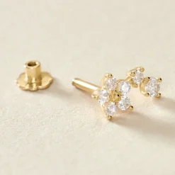 Piercing Margarid Or Jaune Oxyde De Zirconium