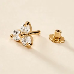 Piercing Nakato Or Jaune Oxyde De Zirconium