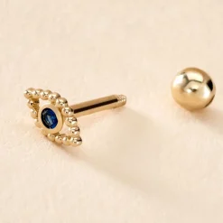 Piercing Oya Or Jaune Oxyde De Zirconium