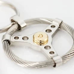 Porte Clefs Mariemeae Acier Bicolore