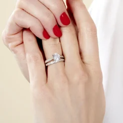 Solitaire Aarone Or Blanc Oxyde