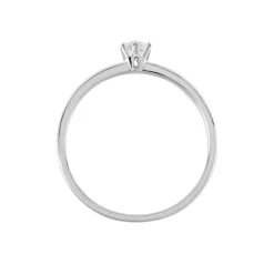 Solitaire Natalia Pl Platine Blanc Diamant