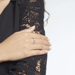 Solitaire Natalia Pl Platine Blanc Diamant