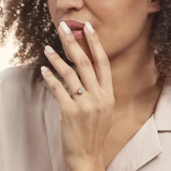 Solitaire Or Jaune Rachile Oxyde